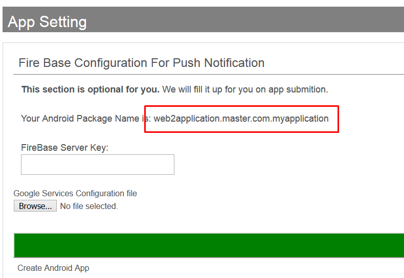abilitare le notifiche push con google firebase passo 1