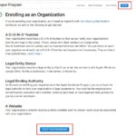 enroll for apple developer account