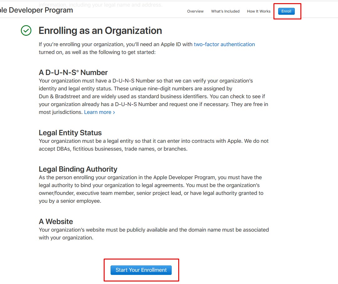 Como abrir uma conta de programador na Apple passo 2
