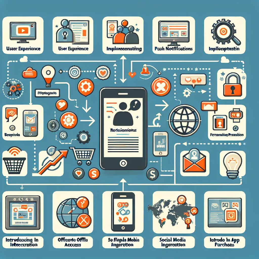Boosting Engagement Through Mobile Apps illustration