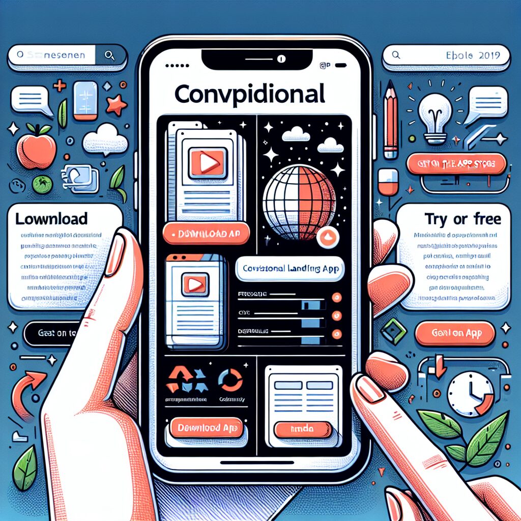 Building a Landing Page for Your Mobile App illustration