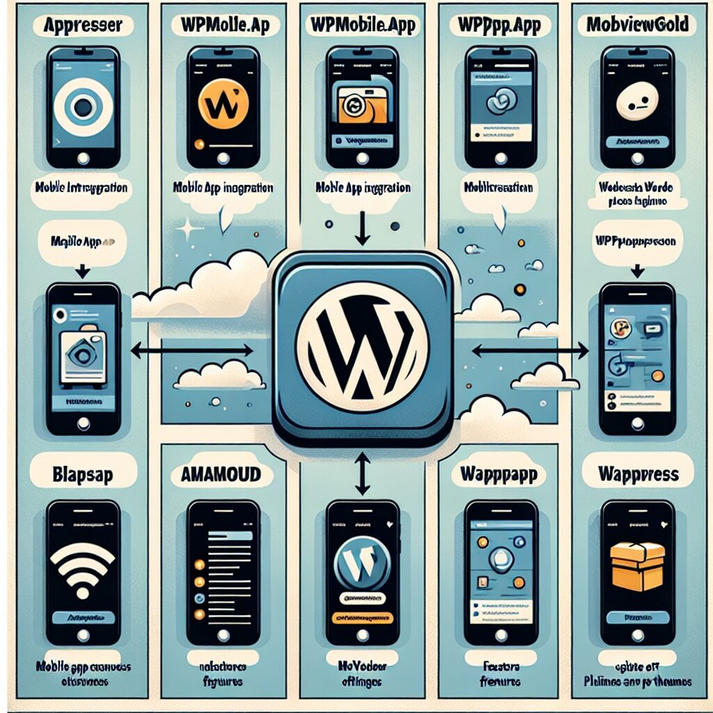 Best WordPress Plugins for Mobile App Integration illustration