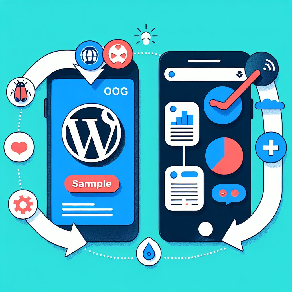Analyzing User Engagement on Your WordPress App illustration
