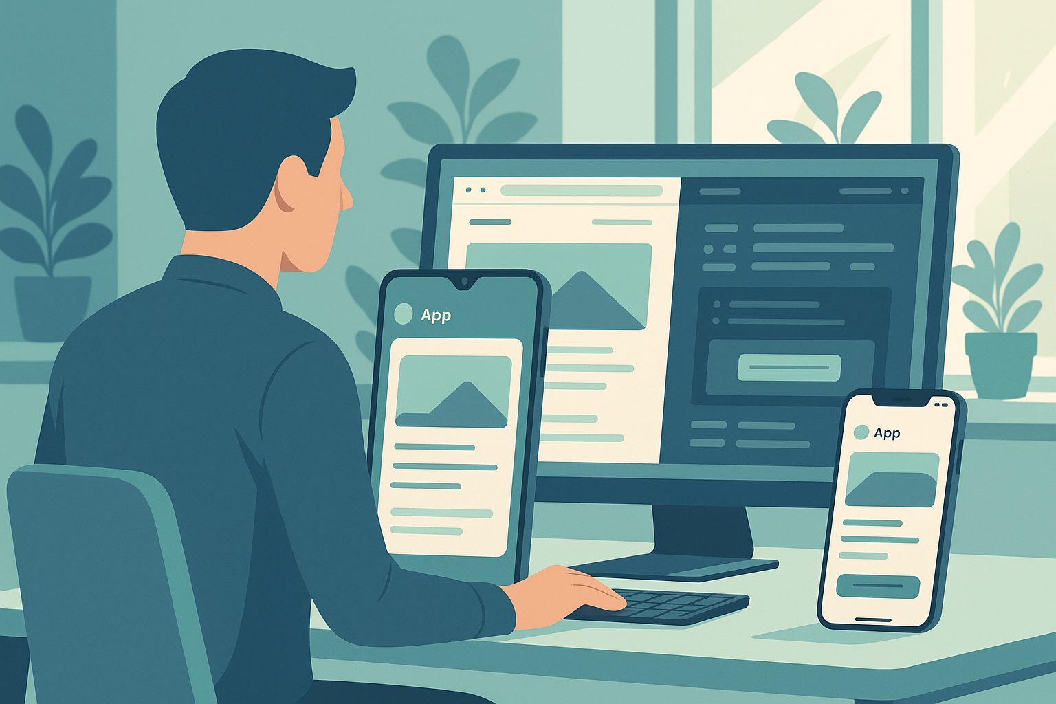 Illustration for article: Behind the Scenes: What Really Happens When You Convert Your Website to an App (With Free Test APK and Owner Controls) — convert website to app