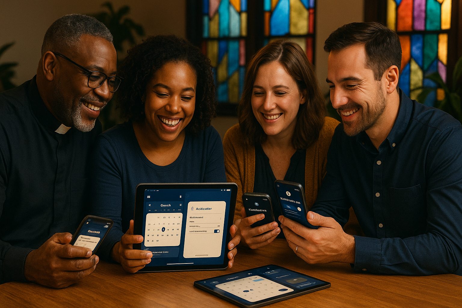 Illustration for article: Beyond Sunday: How to Build a Church App That Grows Community and Engagement All Week (With Your Existing Website) — church app builder