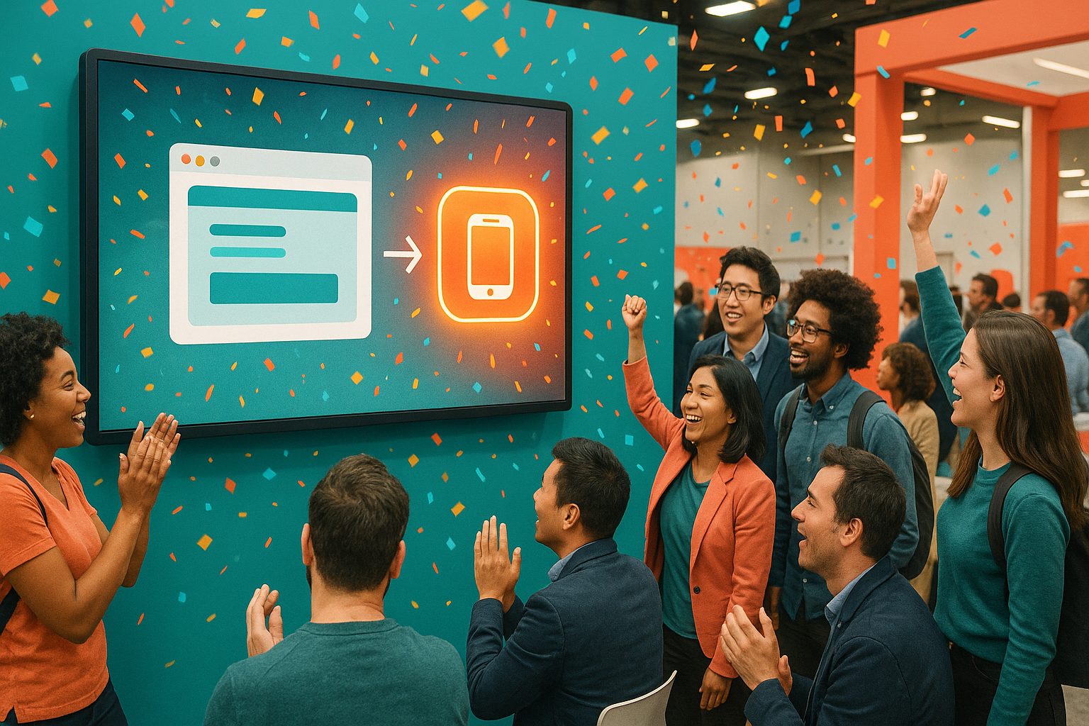 Illustration for article: From Fans to Superfans: How Native Apps Unlock Deeper Connections With Your Most Loved Website Audience — native app benefits for website owners