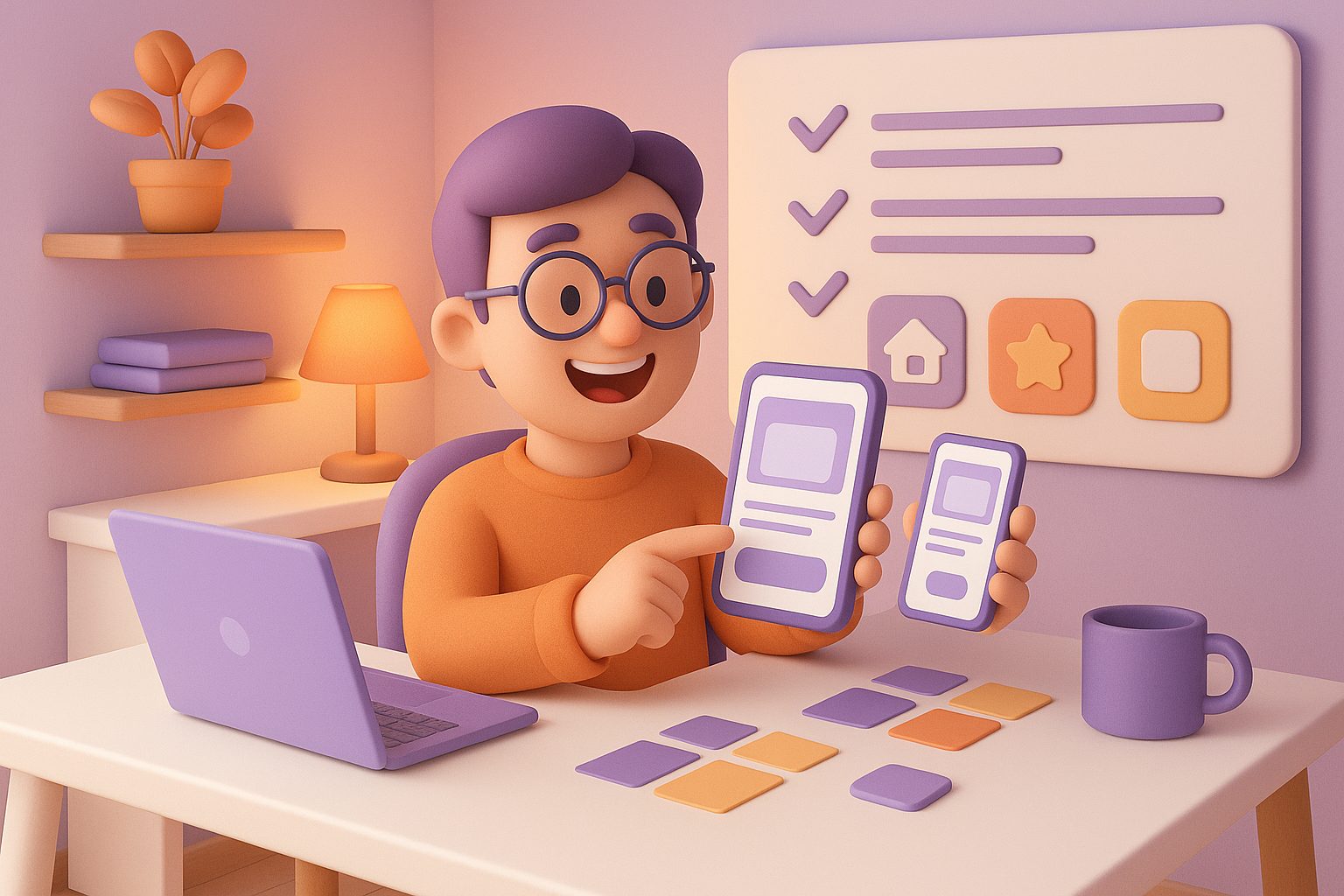 Illustration for article: From Website Owner to App Publisher: What to Really Expect When You Turn Your Site Into a Mobile App (No Coding Required) — how to make an app of a website