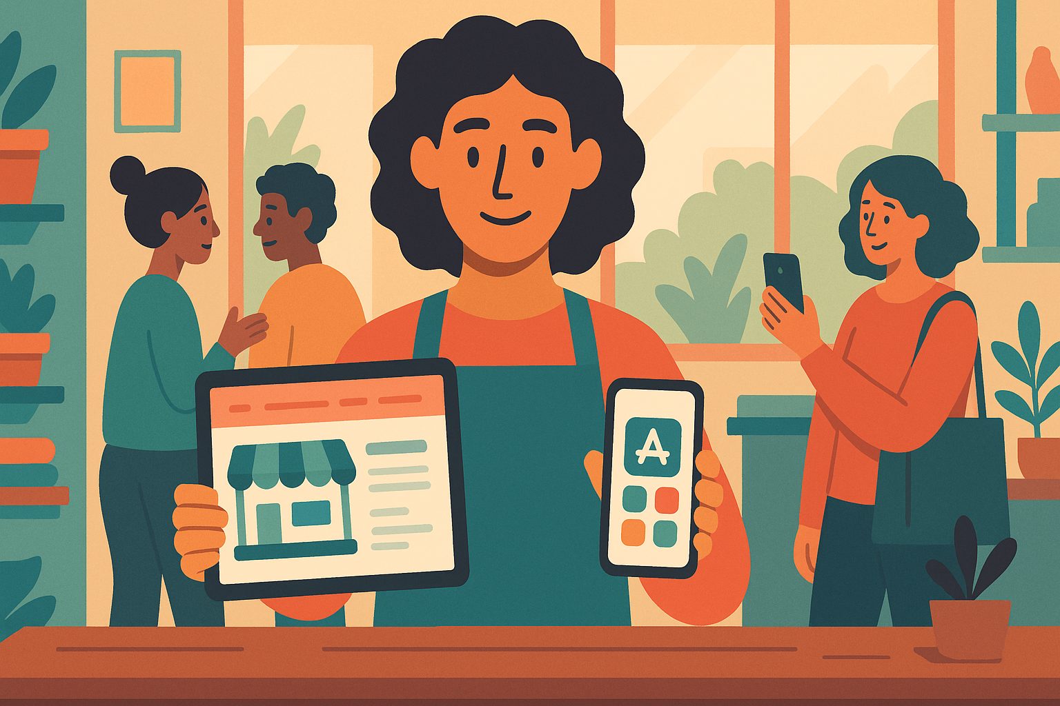 Illustration for article: From Website to App: The Real-World Benefits Owners Notice First (And How to Unlock Them Instantly) — top benefits of creating an app for your website