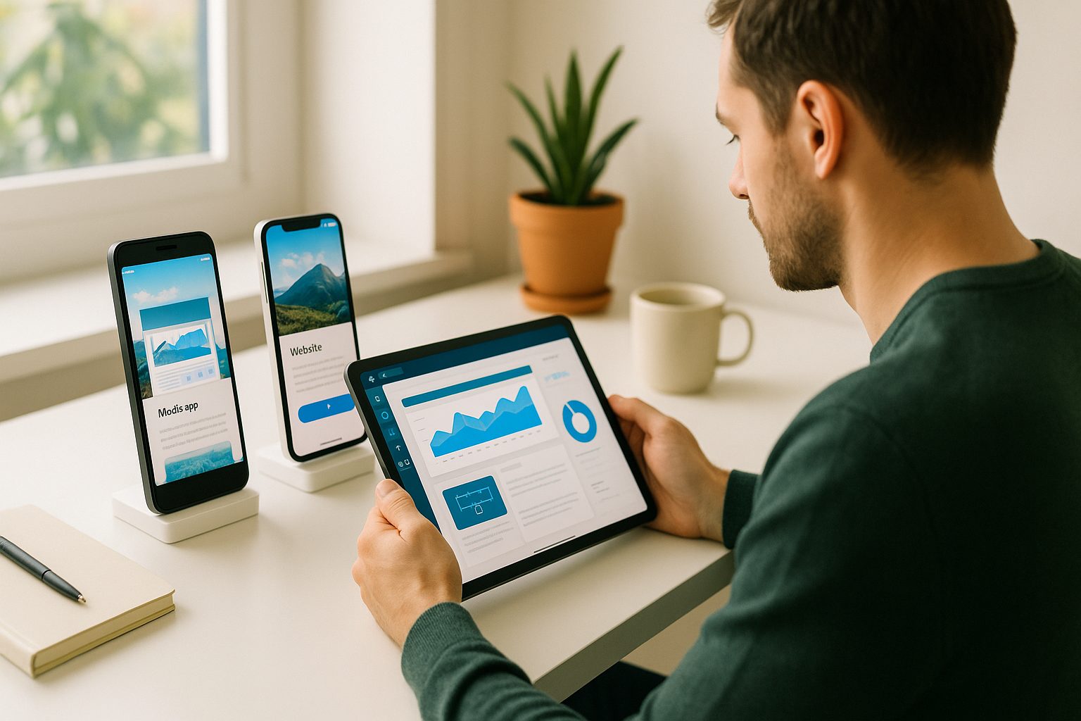 Illustration for article: From Website to Real App: The Honest, Visual Step-by-Step Walkthrough (With Free Testing and Push Notifications) — how to make an app from a website