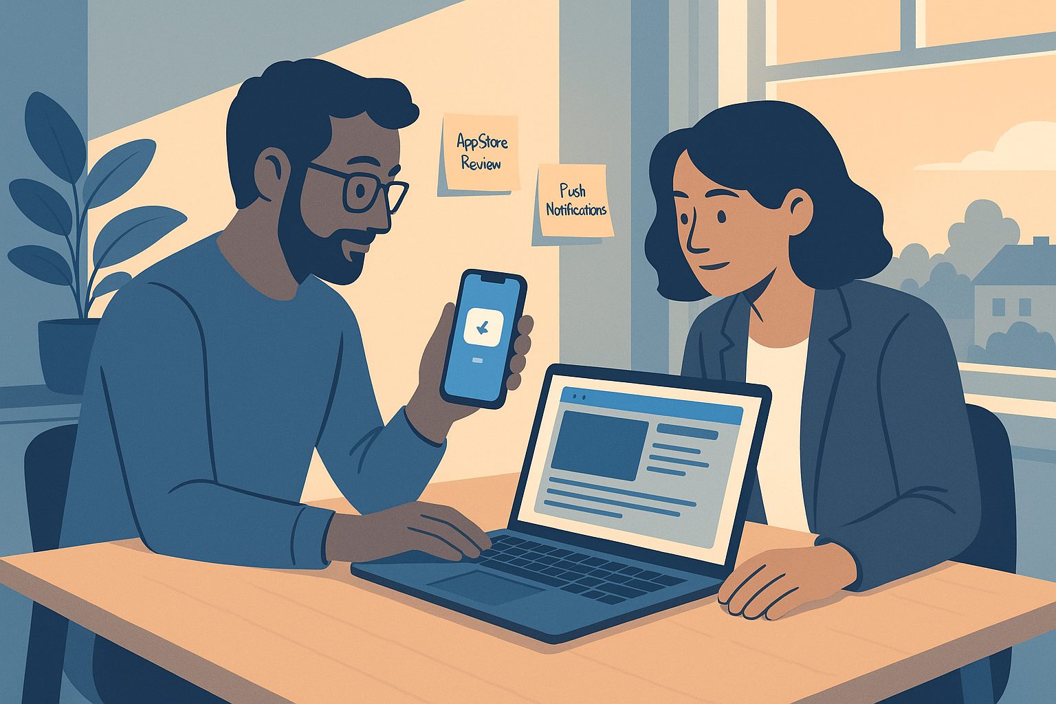 Illustration for article: From Website to iPhone App: A Transparent Walkthrough (With Real App Store Hurdles and How to Overcome Them) — turn website into app iphone