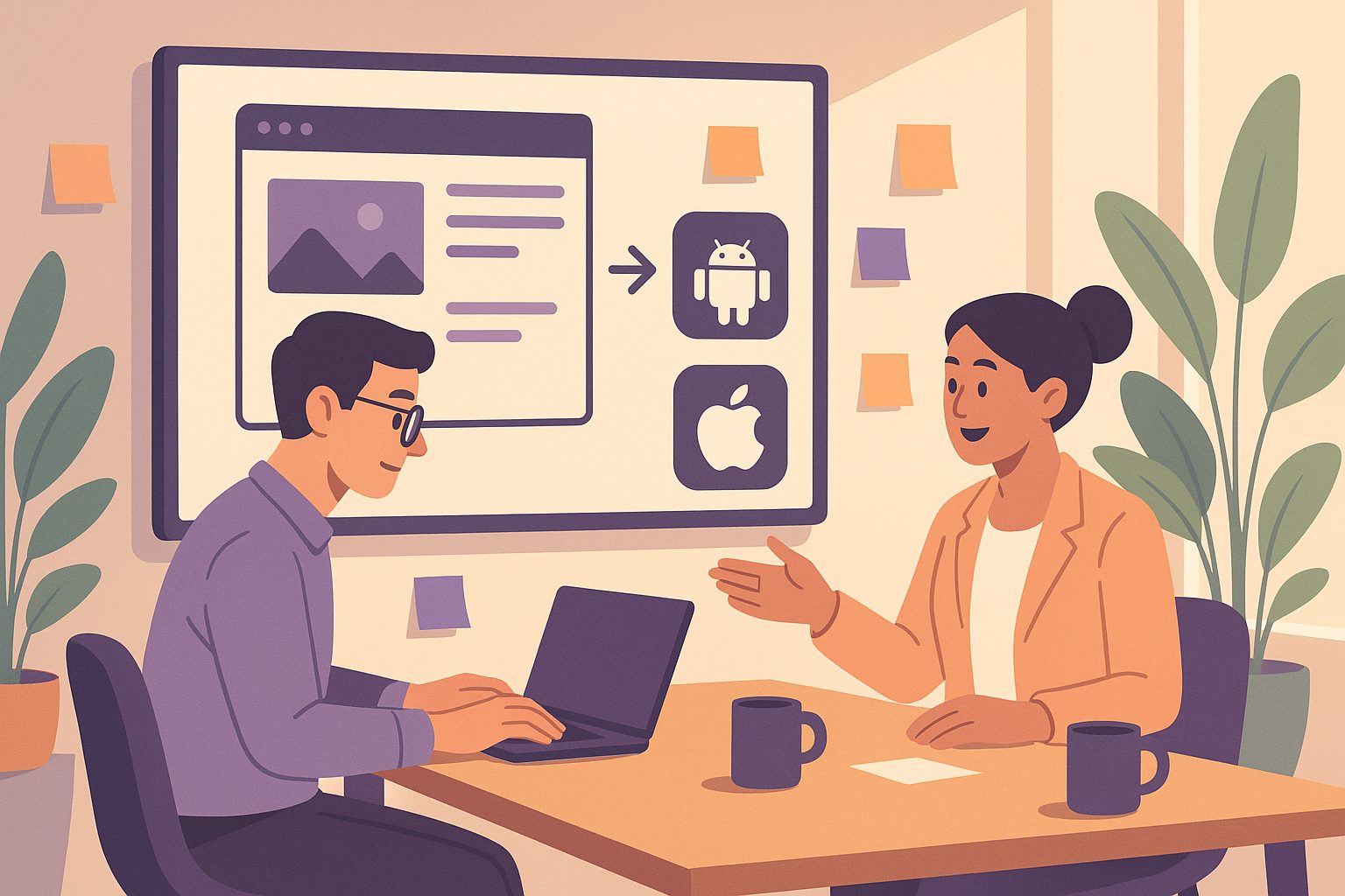 Illustration for article: How to Make an App for Your Website: Comparing All Methods (and What Actually Works in 2024) — how to make an app for website