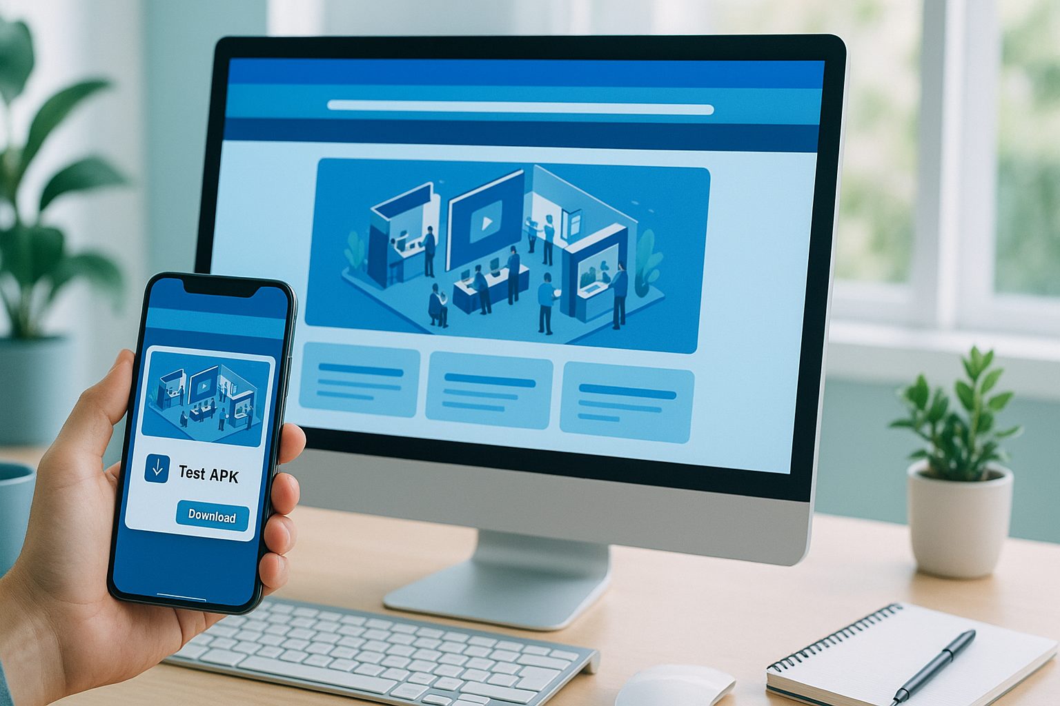 Illustration for article: Inside a Modern Website to Mobile App Converter: What Really Happens (With Free Testing and Owner-Friendly Features)