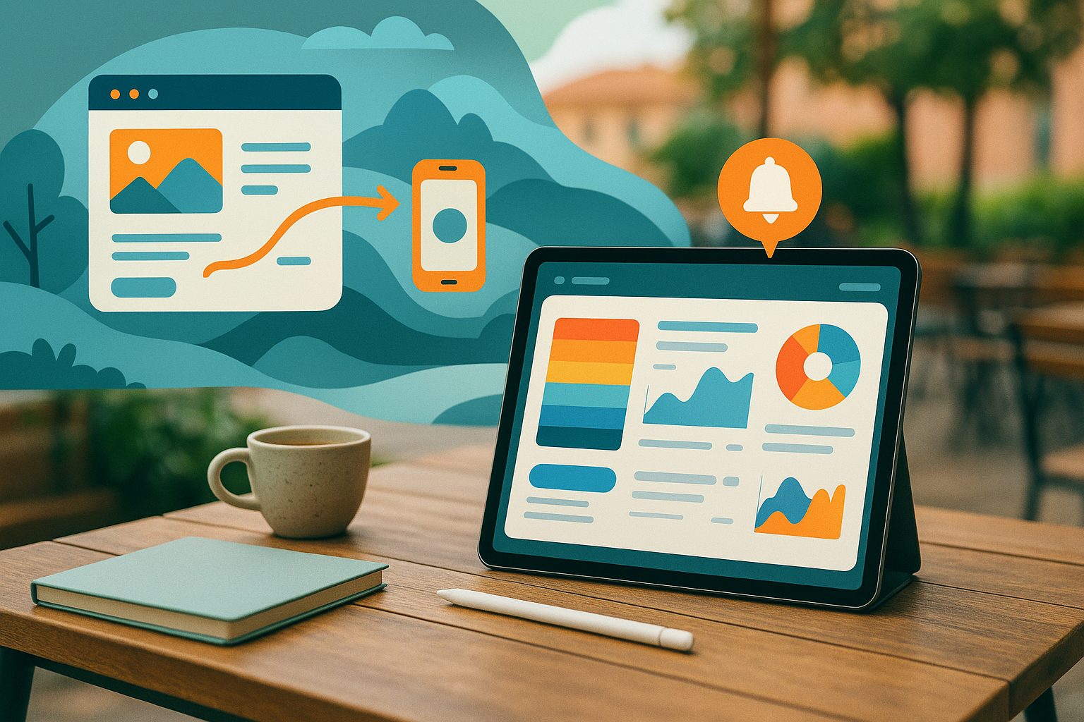 Illustration for article: Push Notifications for Website Apps: A Practical Guide to Engaging Users After Converting Your Base44 Site