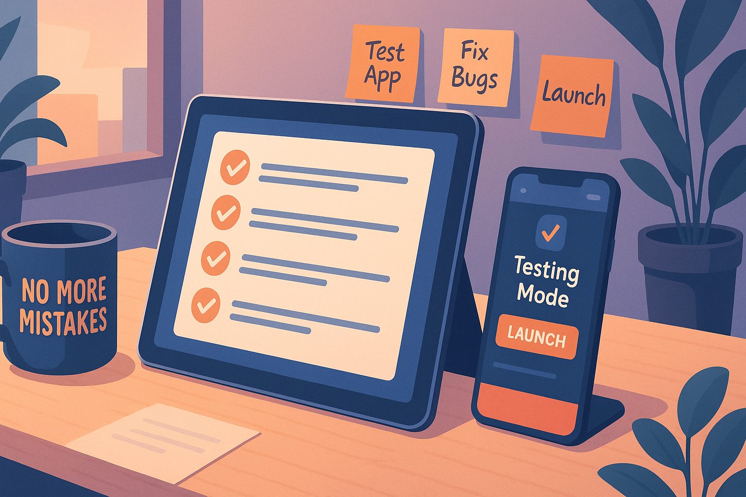 Illustration for article: The 7 Most Costly Mistakes When Turning Your Website Into an App (And How to Avoid Them With Web2Application) — common mistakes to avoid when turning your website into an app