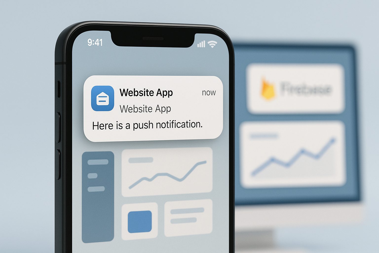 Illustration for article: The Real Owner’s Guide to Enabling Push Notifications in Your Website-Based Mobile App (With Transparent Steps and Troubleshooting) — web push notifications for website apps