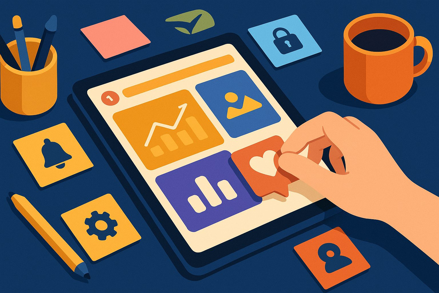 Illustration for article: The Real-World Checklist: 9 Essential Features Every Lovable Website-to-App Conversion Needs (And How to Add Them With Web2Application) — Essential Features Every Lovable App Should Have