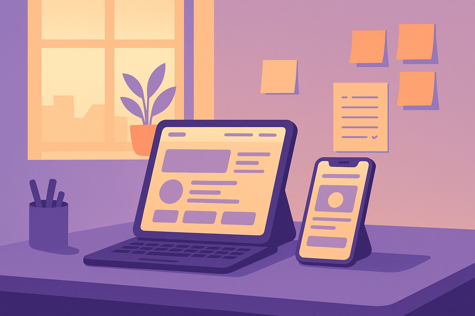 Illustration for article: The Transparent Workflow: Step-by-Step Milestones to Convert Your Web App to a Native Mobile App (With Free APK Testing) — convert web app to mobile app workflow