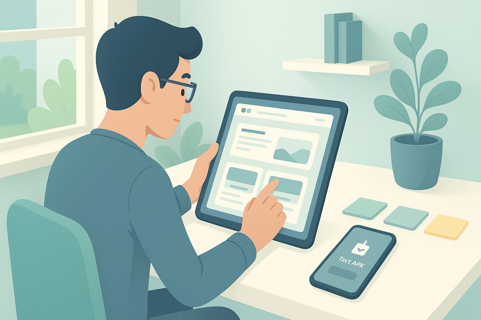 Illustration for article: How to Make an App of Your Website: The Transparent, Step-by-Step Owner’s Workflow (With Free Test APK and Store-Ready Features) — how to make an app of a website