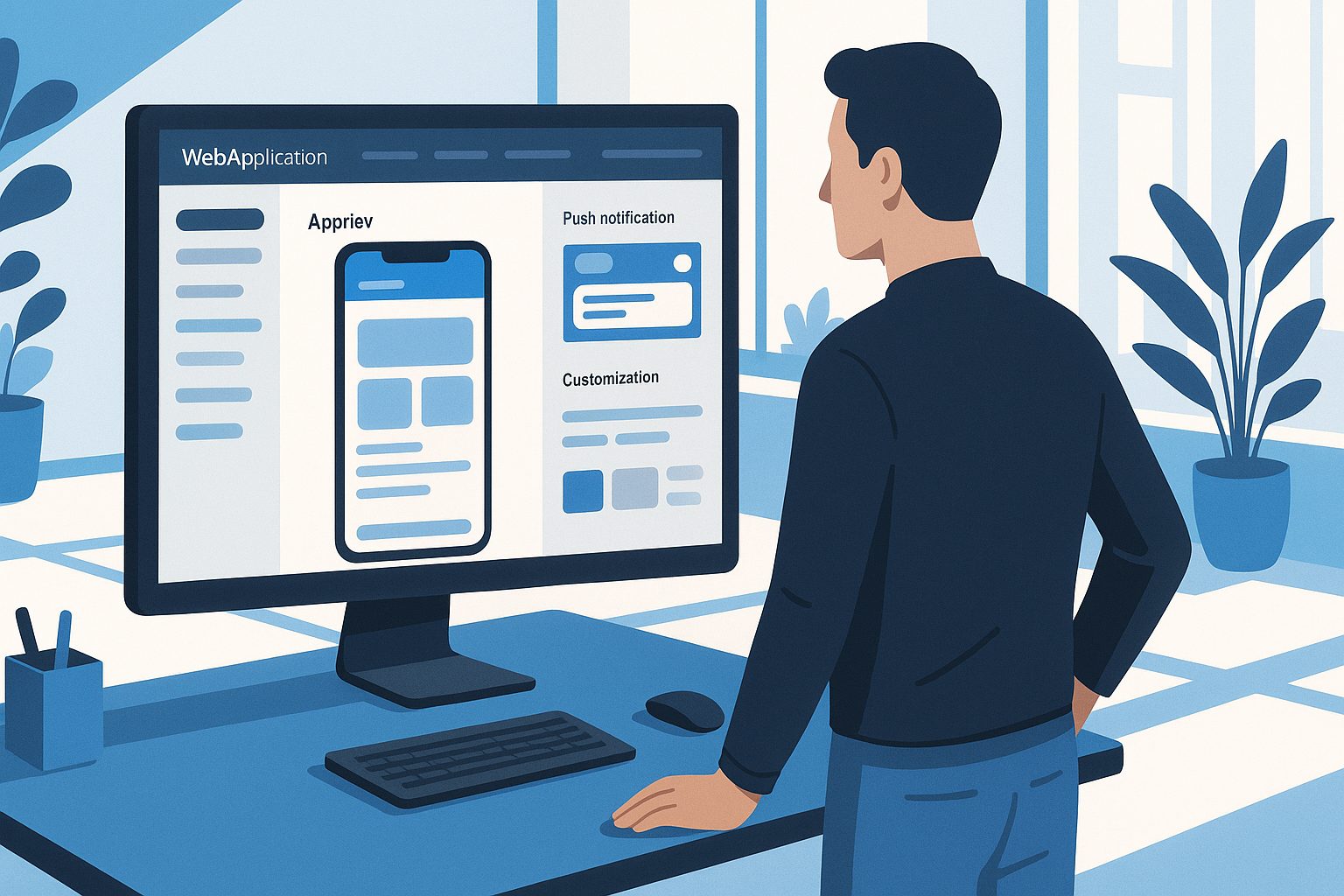 Illustration for article: Inside a Website to Mobile App Converter: Real Dashboard Screens, Owner Controls, and What to Expect (With Free Test APK Preview)