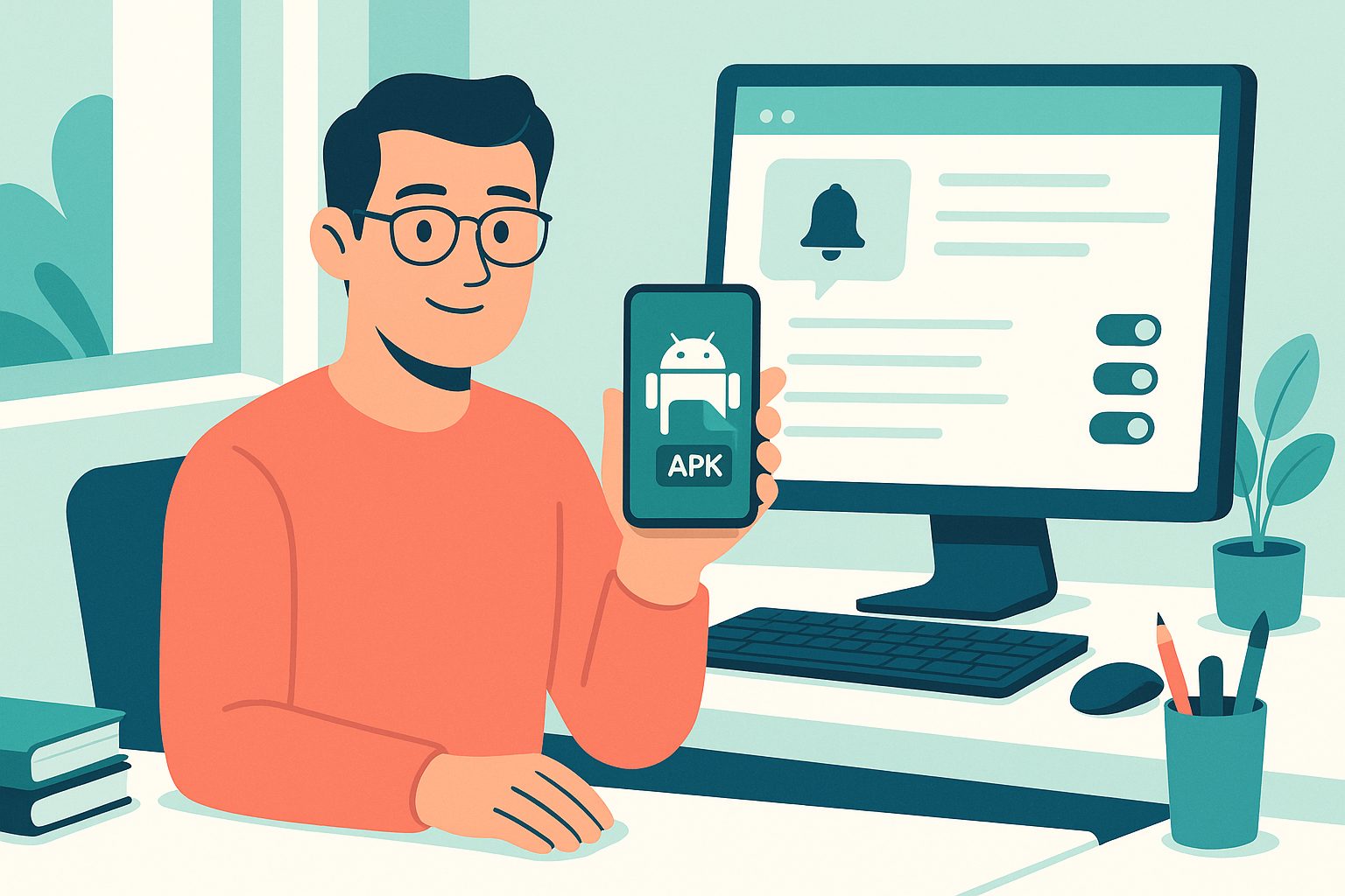 Illustration for article: What Happens Next? The Transparent, Step-by-Step Workflow After You Turn Your Website Into an App (With Real Testing and Push Notifications) — how to make an app of a website