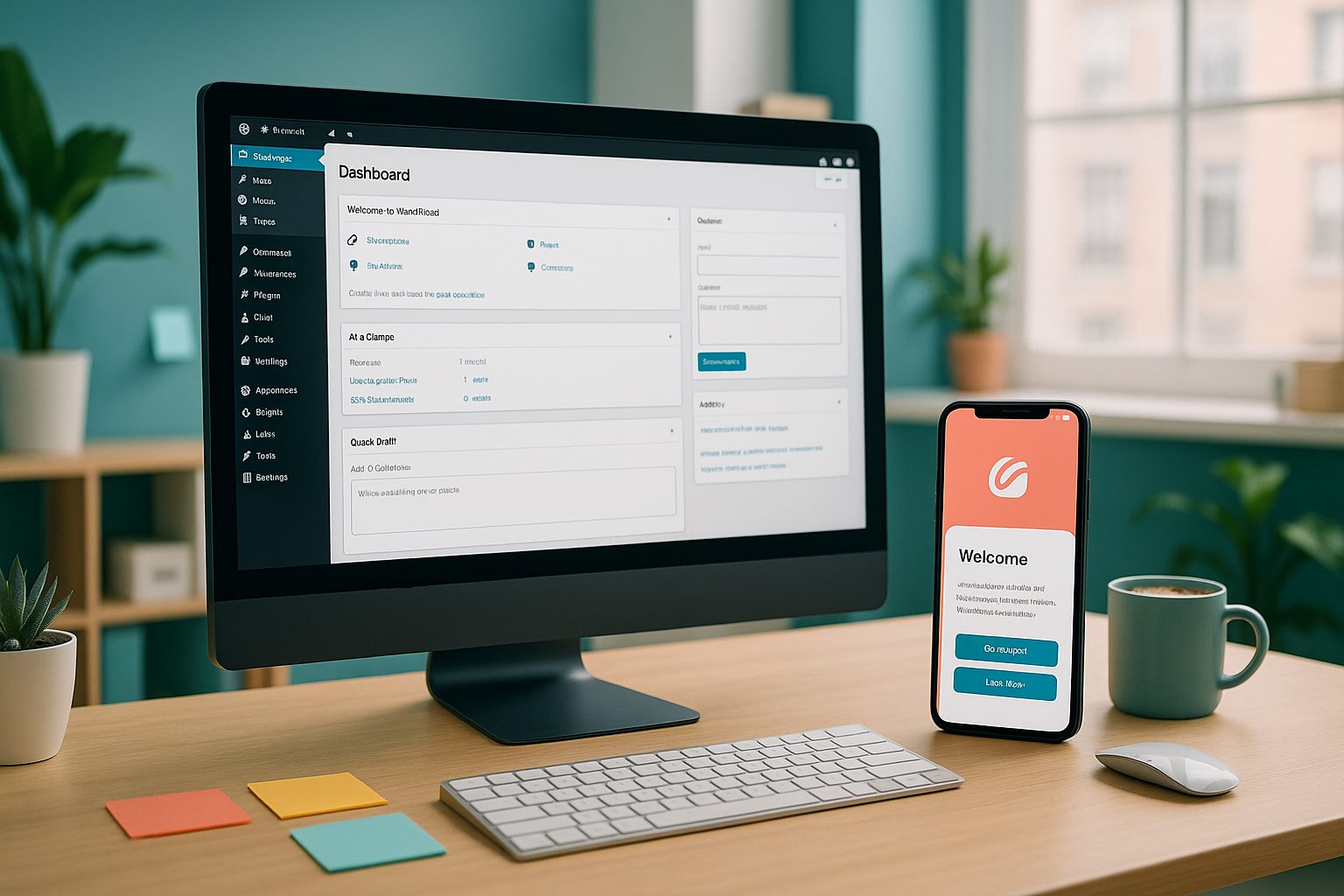 Illustration for article: WordPress App Builder Alternatives: How to Convert Your Site Into a Real Mobile App (No Plugin Lock-In, Real-Time Sync, and Push Notifications)